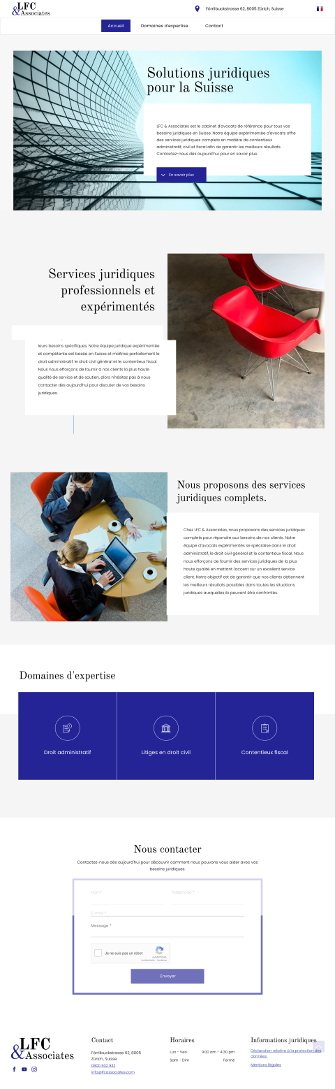 Cabinet d avocats suisse LFC Associes