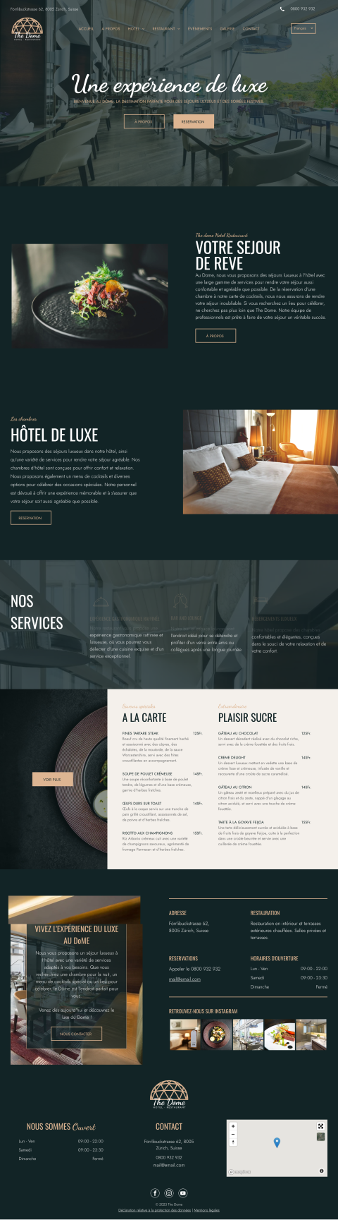Hotel Restaurant de Luxe The Dome