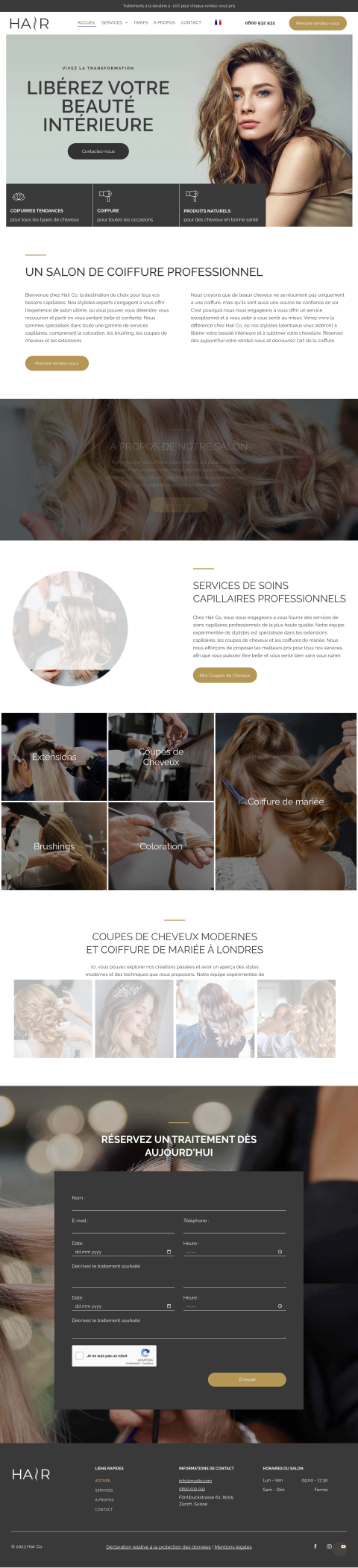 Salon de coiffure Hair Co