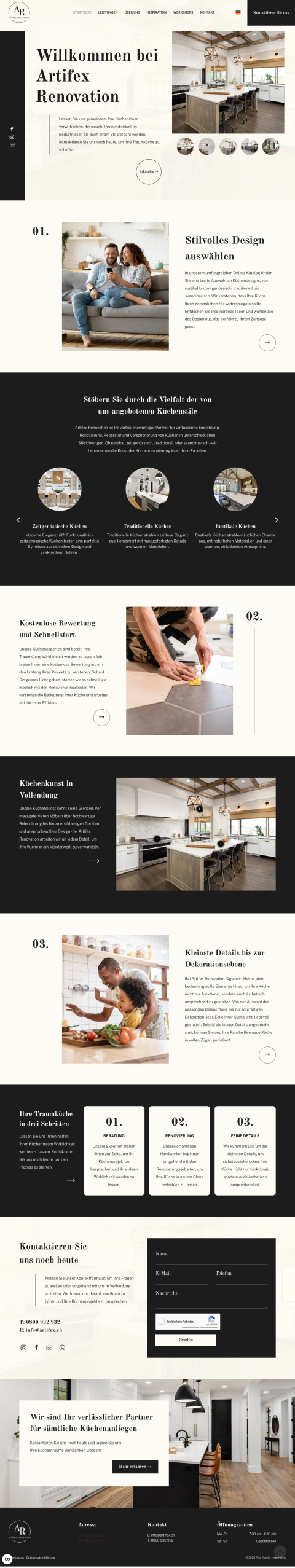 Website für Handwerker