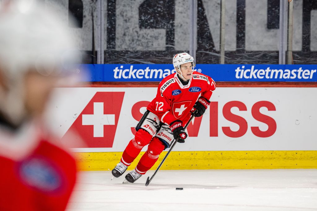 Swiss vs Latvia Game 2 27.04.24 Kloten 119 Dominik